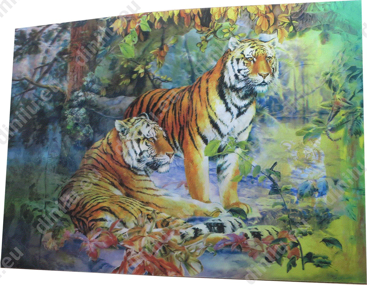 25x35cm lenticulaire poster gedrukt naar uw ontwerp  image