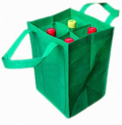 Vlies Weintragetasche (non-woven) für 4 Flaschen image