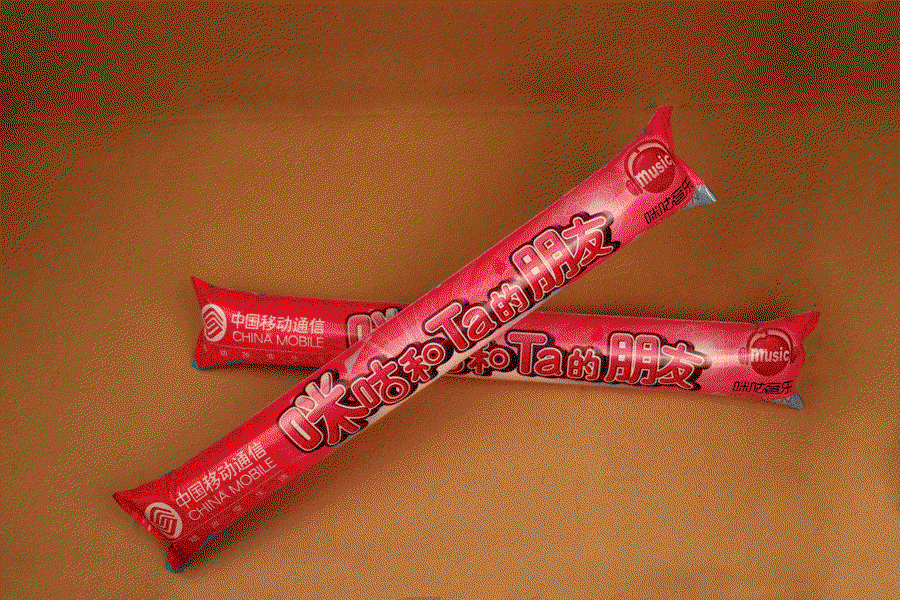 Thundersticks (paarweise) aufblasbar 60x10cm mit individuellem Druck image