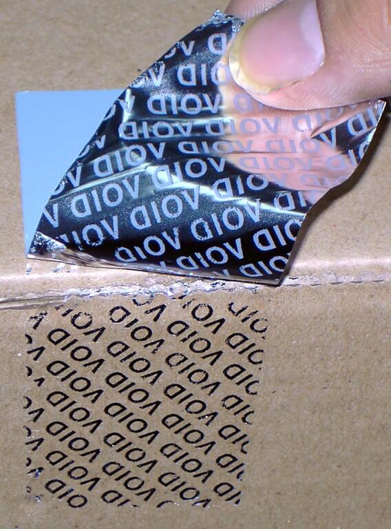Custom printed anti-tampering tape 50mm x 50m image