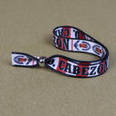 Stoffen festival polsbandjes 15mm breed image