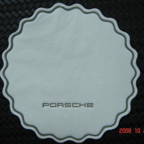 Custom printed / debossed paper coaster 90mm Paper coaster 90mm image