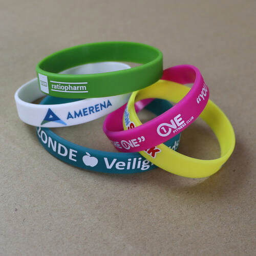 Siliconen polsbandjes 12mm foto