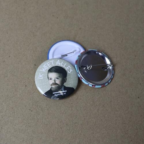 Metalen button groot formaat met eigen ontwerp Metalen button groot image