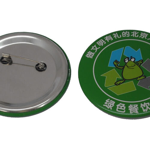 Metalen button extra groot formaat met eigen ontwerp Metalen button extra groot image