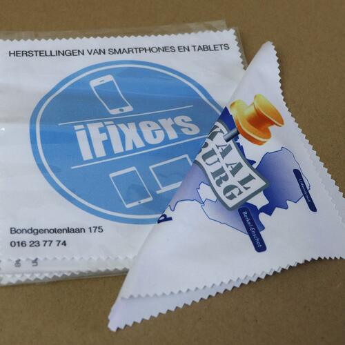 Microfiber cleaning cloth with custom print Medium microfiber lens cloth image