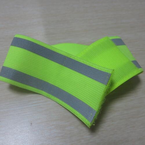 Elastische reflecterende armband 5cm breed image
