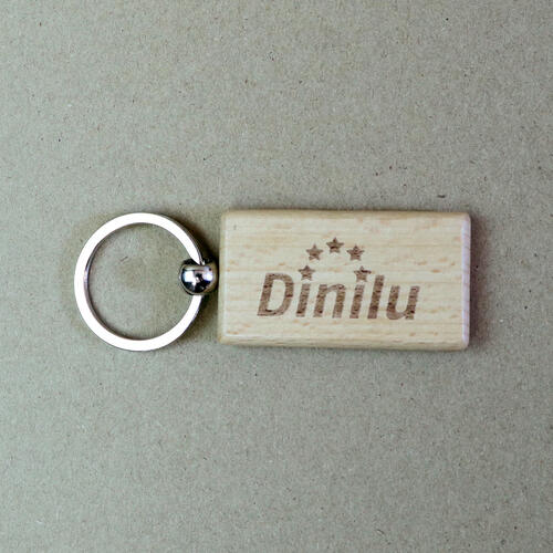 Houten sleutelhanger image